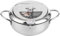 Stainless Steel Deep Frying Pot, Japanese Style Fryer Pot, Mini Deep Fry Pan with Thermometer & Oil Drip Drainer Rack(L 24cm / 9.4in)
