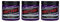 Manic Panic Violet Night Classic Creme, Vegan, Cruelty Free, Purple Semi Permanent Hair Dye 3 x 118ml