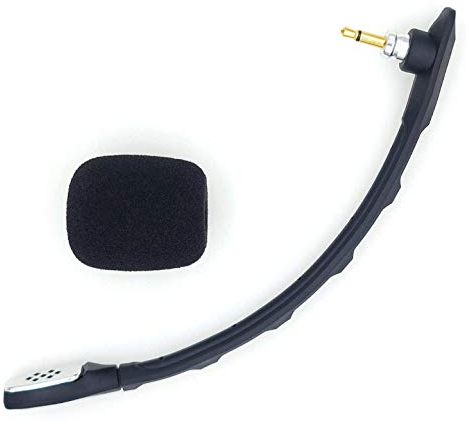 sciuU Microfono Boom Mic compatibile con ASTRO Gaming A40 TR Cuffie Gaming Cablate, A40 ASTRO Audio v2 per PS4 XBox Nintendo Switch Computer PC, Jack da 3,5 mm con Cancellazione del Rumore