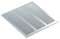 Acero Galvanizado 300x300 mm Rejilla de Ventilacion con Mosquitera, Metalica
