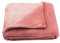 WOHNWOHL® Couverture Douillette (150x200 cm) • Plaid Doux en Coton certifiée Oeko-Tex • Couverture de canapé ou Jeté de lit Moelleux • Plaid Moelleux • Couleur : Rose foncé/Rose Clair