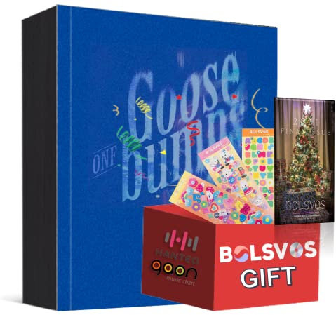 ONF - Goosebumps [Skydiver ver.] (The 6th Mini Album) 1Album+BolsVos K-POP Webzine (28p), BolsVos Toploader Stickers, Photocards