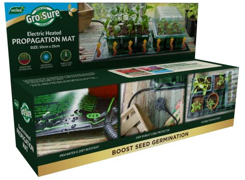 Gro-Sure Heated Propagation Mat,Black