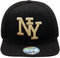 NY-Kids-Black-Gold New York süße Unisex Schwester Bruder Kindercap Hai Tiger Adler Prince Kinder Cap Snapback und Mütze 49-56cm Kopfumfang