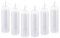 Torytoe Botella Salsa, Bote plastico para Salsas, 6 Pcs Squeeze Bottle 500ml Transparente Condimento Botellas con Tapas Biberon Cocina para Condimentos, Salsa de Tomate, Mostaza, Mayonesa