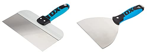OX Pro Taping Knife - 10 / 250mm & OX Pro Joint Knife - 152mm