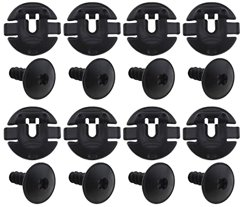 VGOL 40 Stück Radlauf-Verkleidungsclips mit Torx-Schrauben 4F0825429A N90775001 kompatibel mit Audi A1 A4 A5 A6 A7 Q5 Innenraum-Radlauf-Auskleidung Spritzschutz-Clips