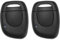 EMSea 2pcs Coque de Clé à Distance de Voiture Compatible avec Kangoo Master 2 Twingo Clio 2 Laguna Espace Megane Remplacement 1 Bouton Boîtier de Couverture de Boîtier Porte-clés