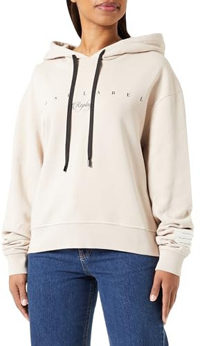 Replay Damen Hoodie aus Baumwolle, Light Beige 893 (Beige), XS