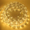 Wisada LED Lichtschlauch Außen, 100M 36LEDs/m Gelb Schlauch 220V Tube Light Indoor Leuchtstoffröhre, Outdoor Lichter Wasserdicht für Terrasse Wohnzimmer Weihnachten Partydeko