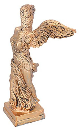 Haofy Statue Sieg von Samothrake, Große Geflügelte Victoria Göttin aus Hohem Harz mit Anti-Rutsch-Boden, Klassische Skulptur für Heimdekoration, Büro, Geburtstagsgeschenk