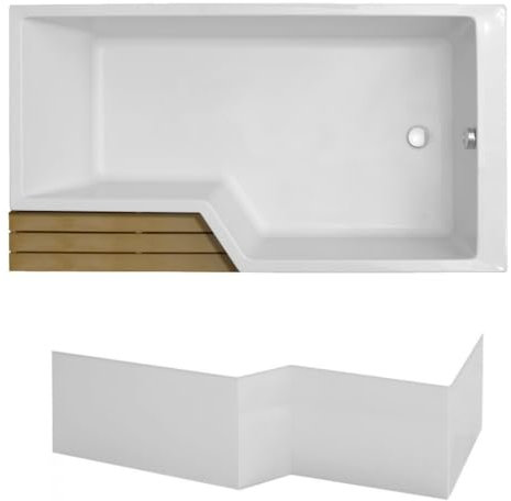 Baignoire bain douche 170 x 90 JACOB DELAFON Neo version droite + tablier