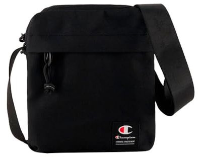 Champion Unisex Lifestyle Bags Script Shop-(806023) Small Shoulder 1l Tasche, Schwarz (NBK)