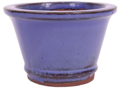 Bonsai - Kaskadenschale 8 Ø x 5 cm - rund - blau 50197