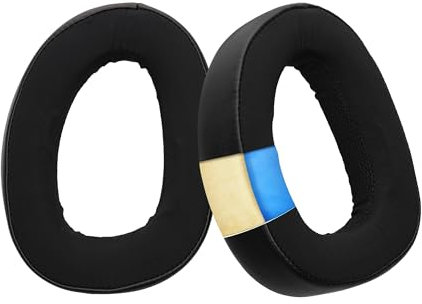 kwmobile 2X Ohr Polster kompatibel mit Sennheiser GSP670 / GSP600 / 550/500 - Ohrpolster Kopfhörer - Kunstleder Polster für Over Ear Headphones - Cooling Effekt