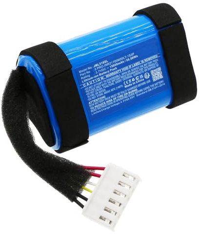 CELLONIC, Lautsprecherakku kompatibel mit JBL Charge 5 WiFi (15000mAh, 3.7V) Ersatzakku 5 PRO-INR21700M50LT-1S3P