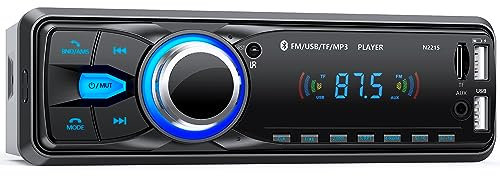 Autoradio Bluetooth,CENXINY Auto Radio Bluetooth 1Din Autoradio mit Bluetooth FM/AUX/2 USB/SD Karte/MP3-Player Fernbedienung, Unterstützung für iOS/Android