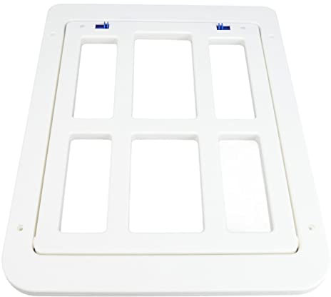 Cat Screen Door, Cat Door Cat Door For Window Small Dogs Cats Automatic Closure Gate with Screws Nut Entrance Screen Cat Door For Sliding Door Flap Lockable Door Insert For Pet