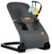 Nukido Babywippe Baby Wippe Babyschaukel Babyliege Bis 9 kg 2in1 Montessori Spielzeug Metallrahmen Stabiler Kunststoff Sicherheitsgurte Verstellbar Baby Bounce Dunkelgrau