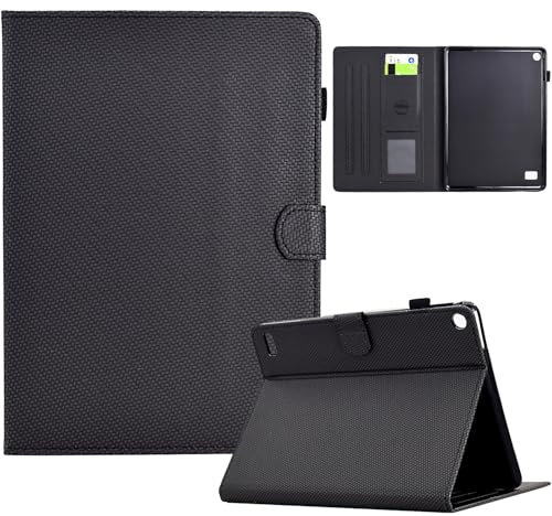 Tablet PC Case Compatible with Kindle Fire 7 2019/2017/2015 (9th/7th/5th Generation) Case Slim PU Leather Multiple Angle Stand Flip Case with Card Slot & Auto Wake/Sleep Cover Full Protective Case Pro