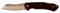 Navaja Cudeman Tundra 346-JR con hoja de acero Böhler N690Co de 8 cm de hoja y empuñadura de juma roja pulida de 10,8 cm para Caza, Pesca, Supervivencia + Portabotellas Regalo (Juma Negra sin funda)