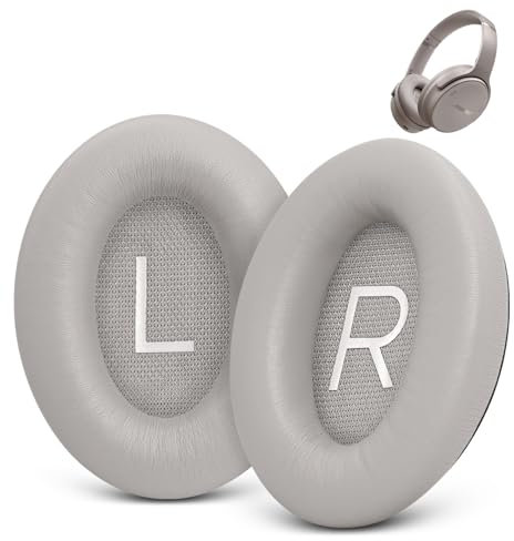 Ear Pads Replacement for Bose QuietComfort 45 (QC45) - GEVO Earpad Cushions for QuietComfort SE (QC SE) Wireless Over-Ear Headphones with Premium Protein Leather and Memory Foam | Sandstone
