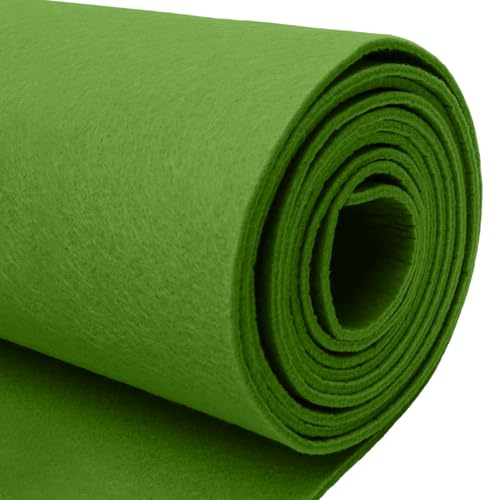 Filzrolle Filzstoff 3mm Bastelfilz,Filzunterlage, für DIY Aufbewahrungstasche Patchwork Nähen Basteln Handwerken, Filzmatte zum Zuschneiden Dekoration