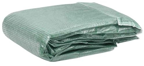 Bâche pour Serre, Bâche de Rechange Film Plastique pour Serre de Jardin (9 m²) 300x300x200 cm Vert