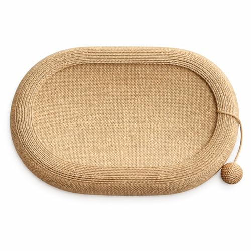 DECCART Katzen | Katzenhaus aus Karton mit Kratzpappe Modell Katzenhöhle für drinnen nachhaltiges Kratzhaus als Schlafplatz Spielhaus und