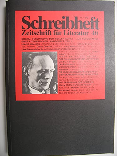 Schreibheft-Zeitschrift für Literatur 40