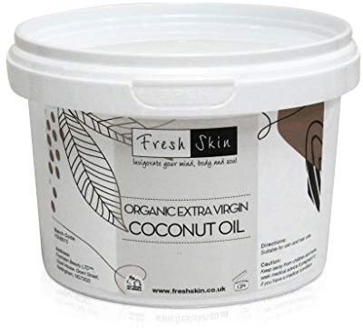 Freshskin Organic Extra Virgin Coconut Oil Cold Pressed 500g | 100% pure, raw, unrefined, and ethically sourced. Vegan-friendly and nutrient-rich for skincare, haircare, and aromatherapy.