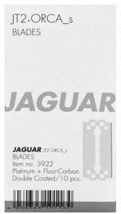 10er Set: Jaguar Rasiermesser Klingen JT2 und Orca S kurz 10er Pack = 100 Stück