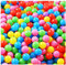 Izzy Kinder Bälle Spielbälle Bunte Plastikbälle, Bälle für Bällebad, 6 cm Durchmesser, in Farbmischung, ohne gefährliche Weichmacher, Babybälle Plastikbälle Baby (500 Spielbälle)