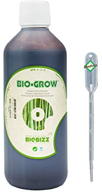 BioBizz Bio Grow 5 litre - Engrais naturel Grow Cultivation de tomates en intérieur Orchidées liquides Bonsaï Bio NPK
