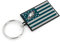 aminco NFL Philadelphia Eagles Amerikanische Flagge Schlüsselanhänger, Mehrfarbig, 4