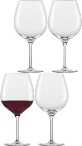 SCHOTT ZWIESEL Burgunder Rotweinglas For You (4er-Set), bauchige Burgundergläser für Rotwein, spülmaschinenfeste Tritan-Kristallgläser, Made in Germany (Art.-Nr. 121870)
