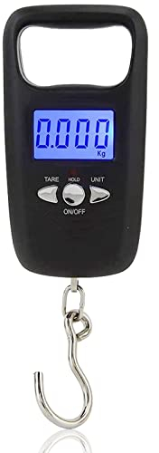 Fishing Scale, 50kg Hängewaage Gepäckwaage Digitale Kofferwaage Fischwaagen, Hängewaage, Hanging Digital Scale Mit LCD Display Für Reisen Koffer, Fischerei, Bauernhof