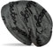 styleBREAKER Unisex Stoff Beanie Mütze mit Sprüche Print und Rissen im Destroyed Vintage Used Look 04024182, Farbe:Dunkelgrau