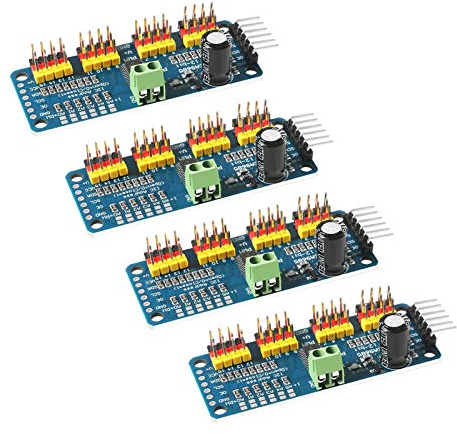 4PCS PCA9685 16-Kanal 12-Bit-PWM-Servotreiberplatine IIC-Schnittstelle PCA9685-Modulcontroller Kompatibel mit Raspberry Pi