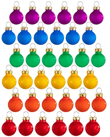 Sass & Belle Rainbow Mini Baubles - Set of 36