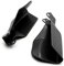 2 Stück Motorrad Handschützer,MoreChioce ABS 22mm 7/8 Universal Motorrad Handschutz Windschutz Handguards Handprotektoren Lenker Griffschutz Kompatibel mit YBR125 DT125,Schwarz