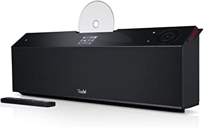 Teufel MUSICSTATION CD-Internet-Radio Bluetooth Lautsprecher, DAB+ Digitalradio und FM Radio, Musikstreaming, HiFi Sound, Wecker, W-LAN, Bassreflex - schwarz