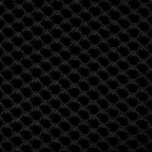 artapisserie.fr Tela de malla acolchada 3D de malla negra en 140 cm - El metro