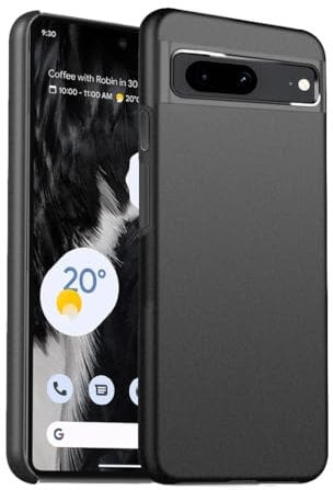 Google Pixel 7 Case Ultra Slim Thin Armour Hard Case Matte Rubberized Cover For Google Pixel 7 (Black)