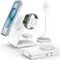 Kompatibel mit Magsafe Ladegerät,3 in 1 Ladestation für Apple Watch und iPhone,Wireless Charger für iPhone 16/15/14/13/12 und Apple Watch 10/9/8/7/6/5/4/3/2/SE und AirPods