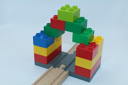 RERA TOYS Bausteinadapter für Holzeisenbahn