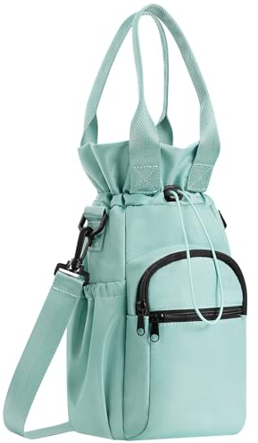 Porte Bouteille, Housse pour Bouteille Thermos avec Bandoulière Réglable 1L and 2L Sac pour Bouteille d'eau, Porte Bouteille Etanche, Porte Bouteille Bottel Carrier pour Le Camping Et La Randonnée