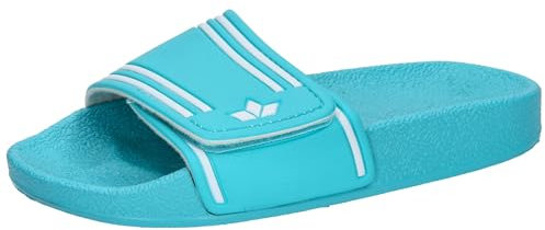 Lico Unisex Kinder Coast V Badesandalen, Türkis Weiss, 32 EU