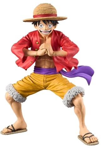Banpresto Figura de Accion Monkey D. Luffy One Piece - Grandista 21cm - Multicolor BP89566P - Figura Coleccionable - Ideal para los fanaticos del Anime