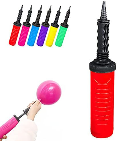 Ballonpumpe, manueller Inflator, Ballon-Handpumpe, geeignet für Ballons, Ballonbogen-Kit, Ballongirlande, Folie und Konfetti-Ballon